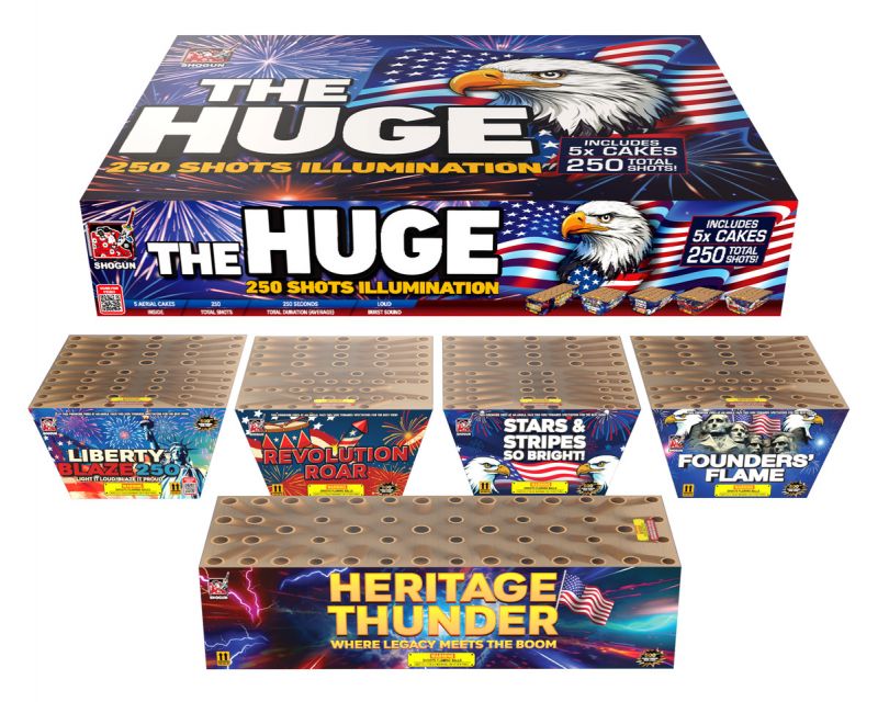 THE HUGE 250 SHOT ILLUMINATION